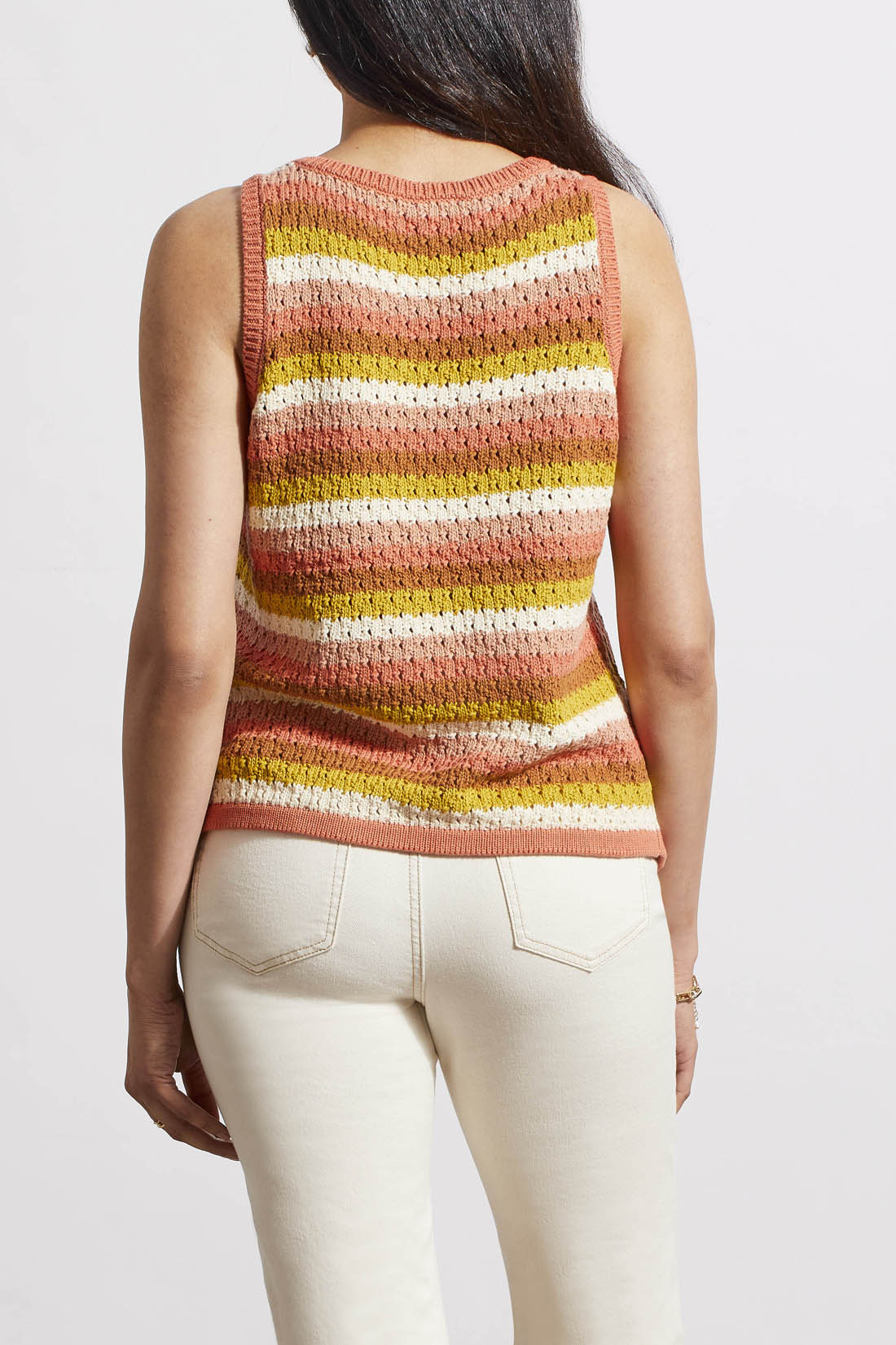 Tribal Sleeveless Racer Back Sweater