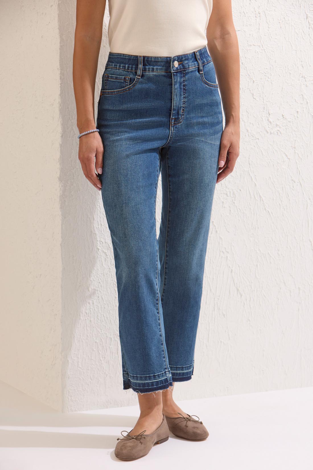 Tribal Sophia Curvy Micro Flare Jeans