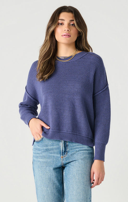 Dex Drop Shoulder Mockneck Sweater