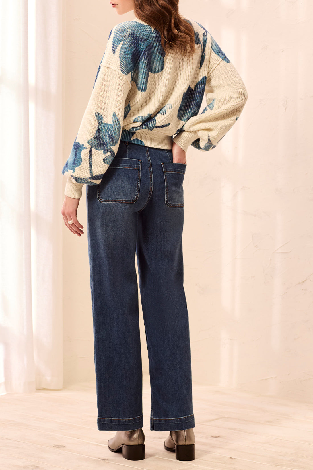 Tribal Sophia Curvy Super Straight Ankle Denim