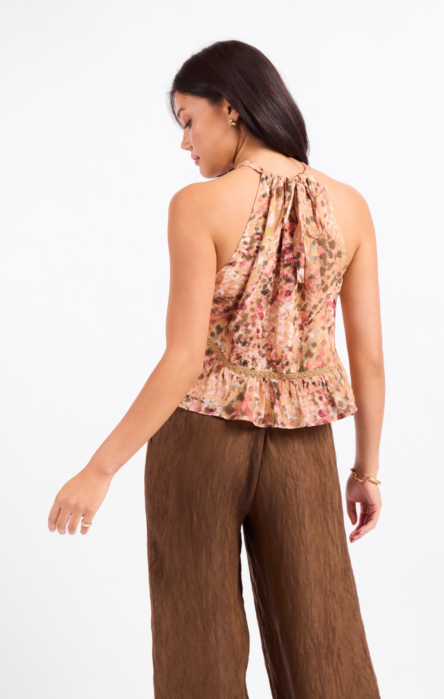 Sadie & Sage Sunset Canyon Halter Top