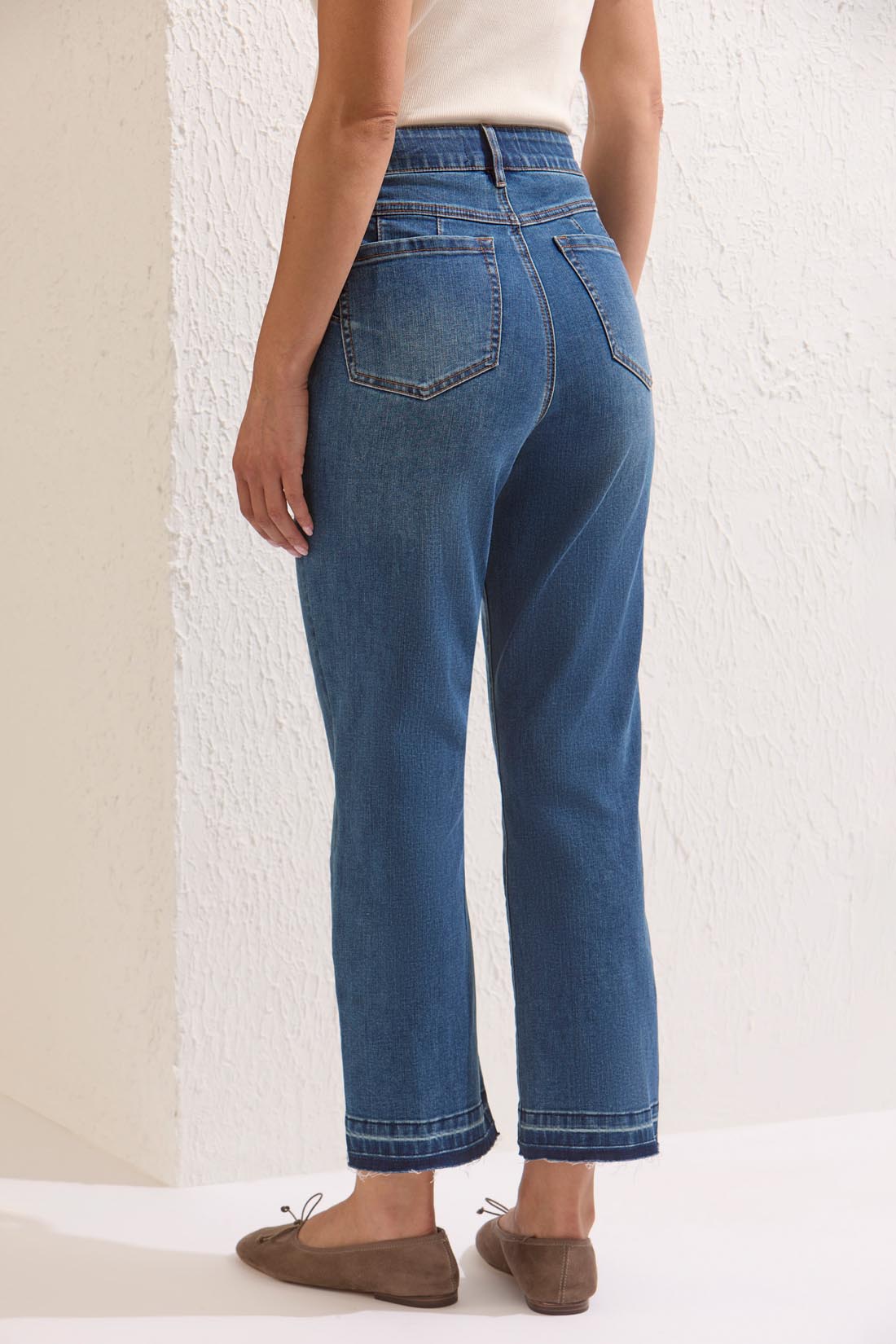 Tribal Sophia Curvy Micro Flare Jeans