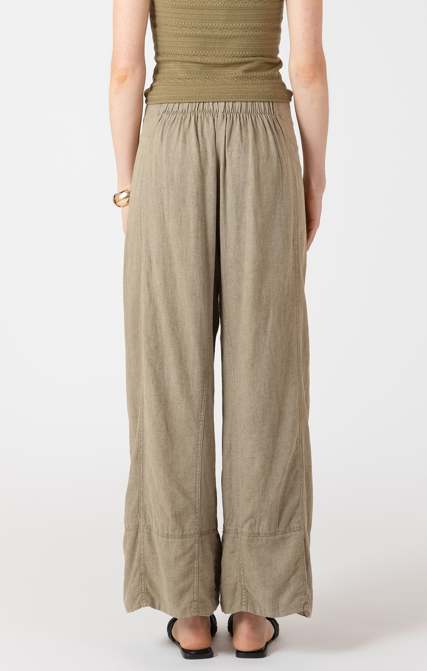 Dex Wide Leg Linen Pant