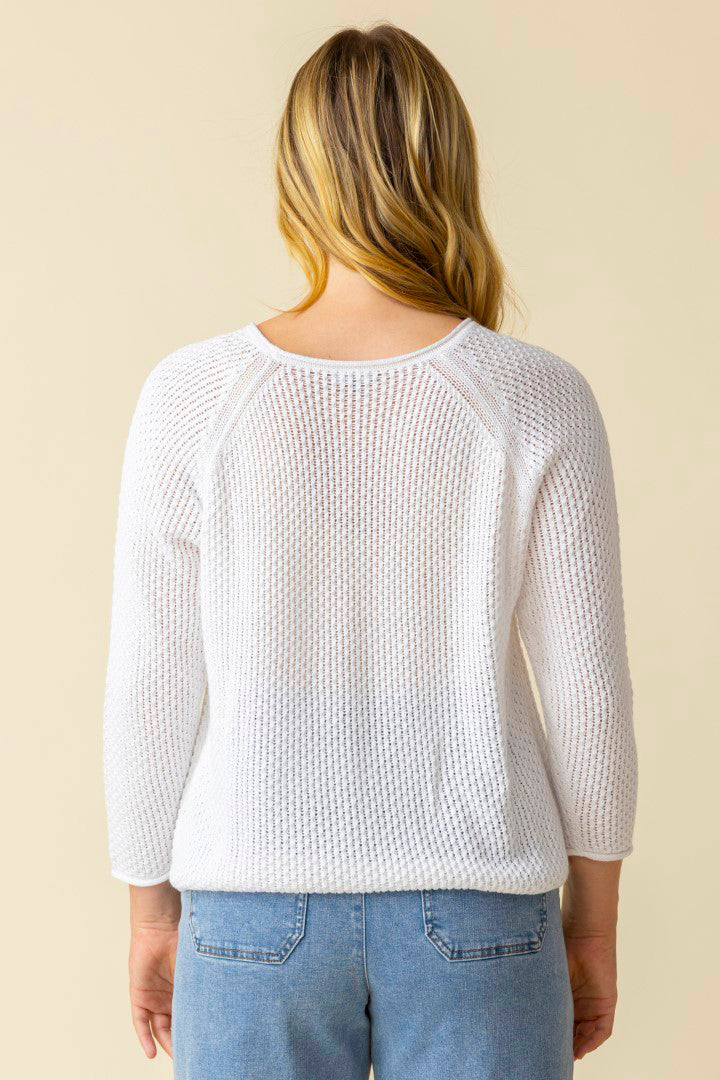 Habitat Coastal Crochet Pullover