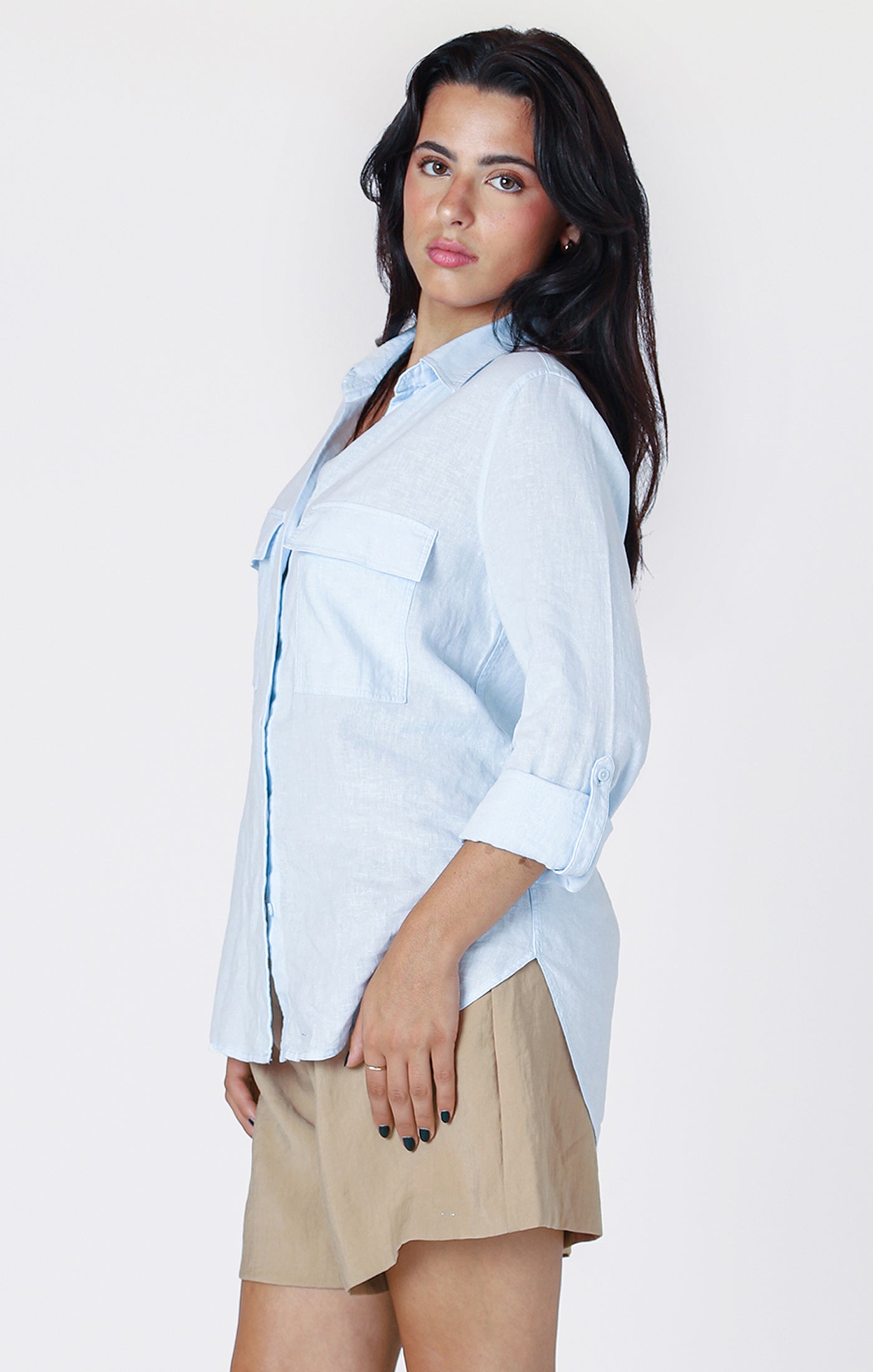 Room 34 Utility Linen Shirt