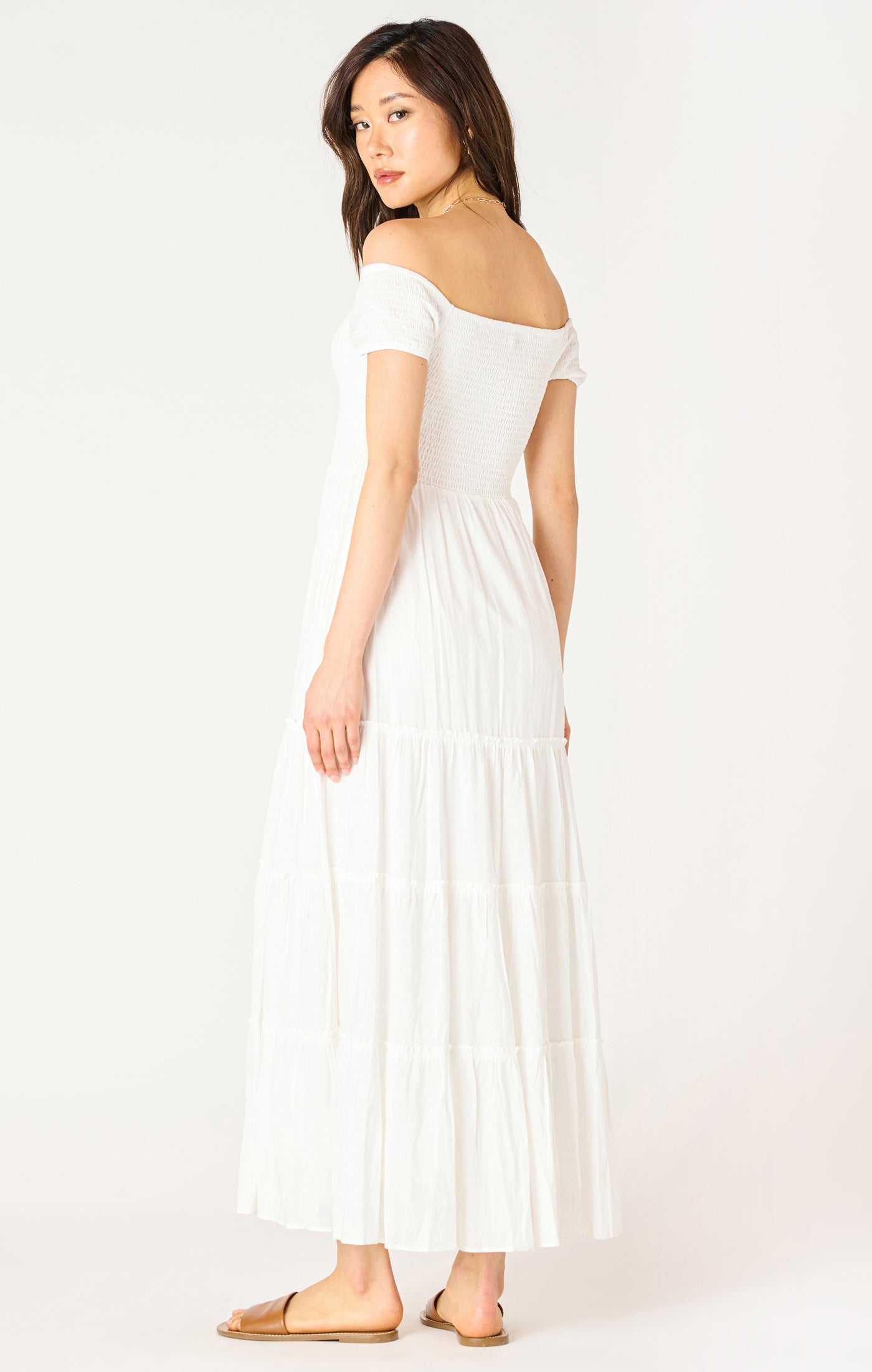 Dex Smocked Tiered Maxi Dress