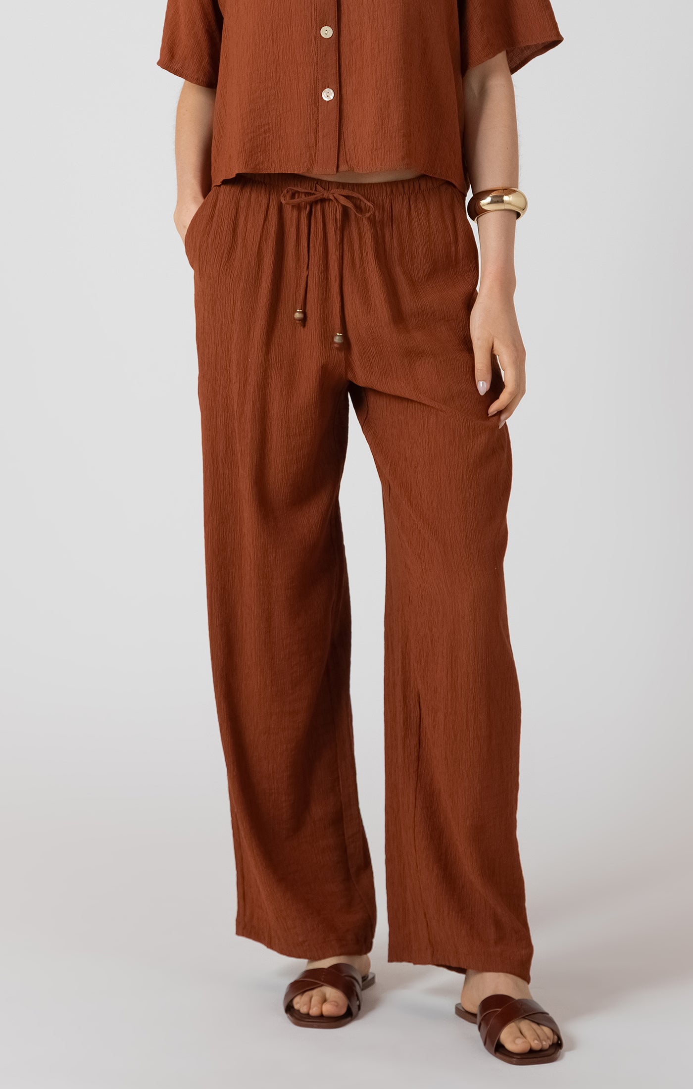 Dex Drawstring Wide Pant