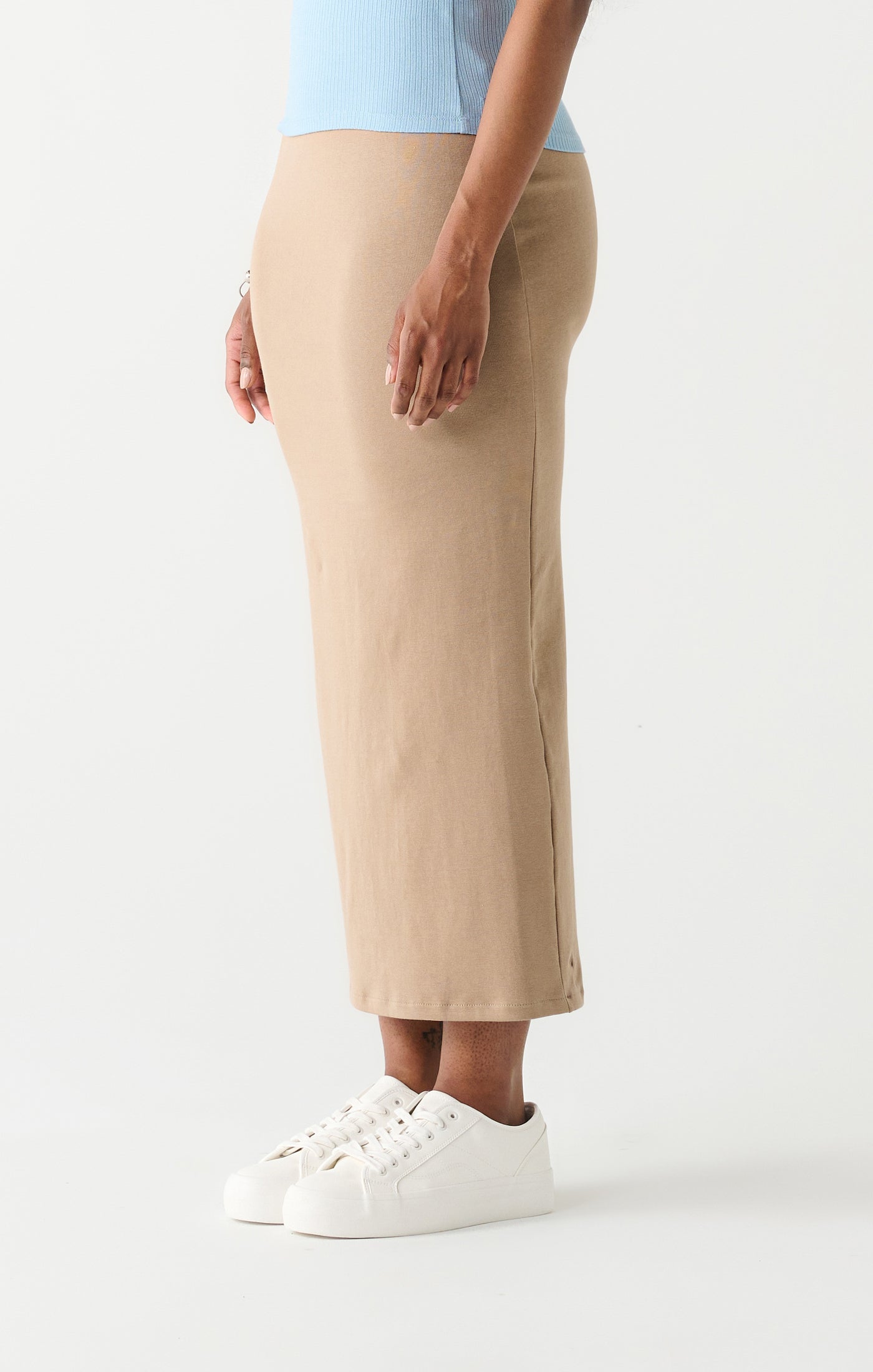 Dex Long Pencil Skirt