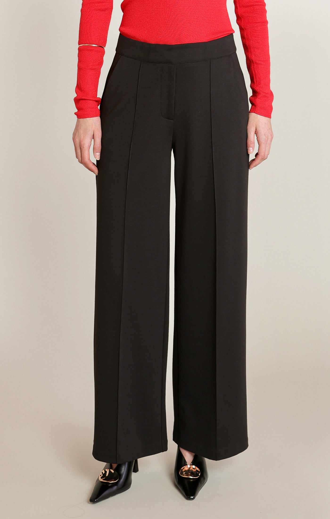Black Tape Stretchy Dress Pant