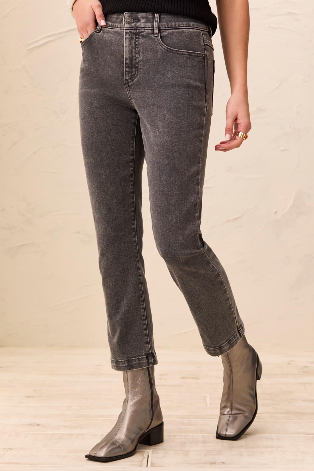 Tribal Audrey Boundless Stretch Straight Leg Denim Jeans
