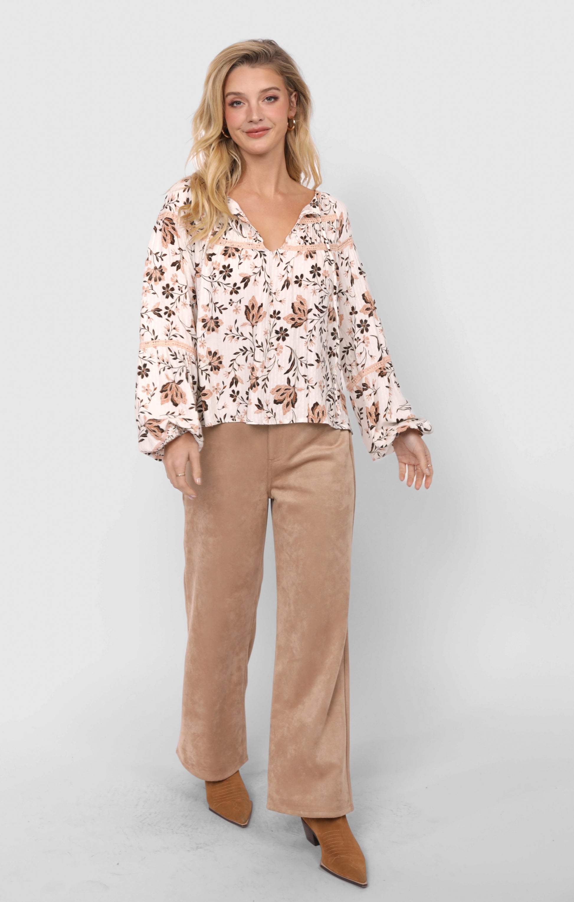 Sadie & Sage Peasant Blouse