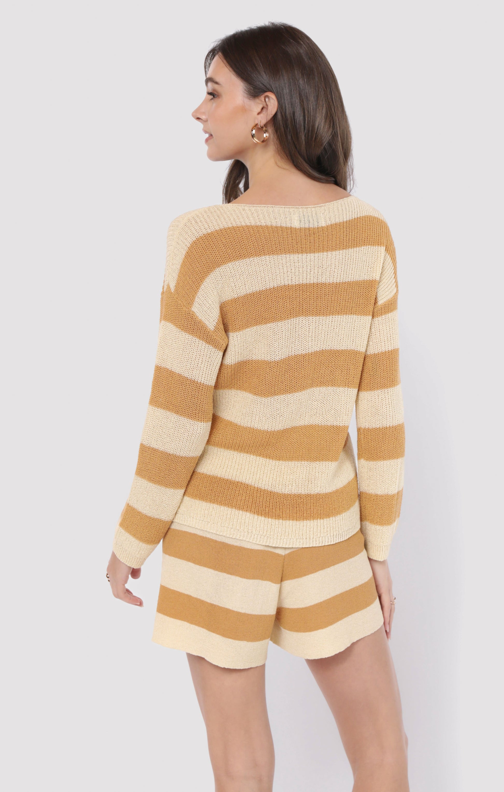 Sadie & Sage Serena Striped Sweater