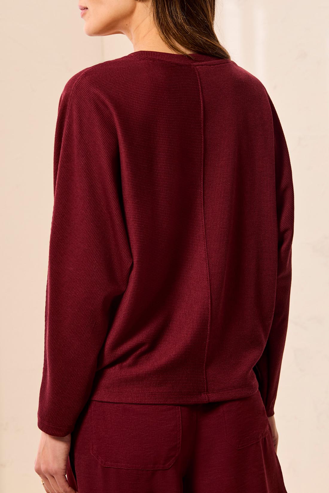 Tribal Dolman V-Neck Top