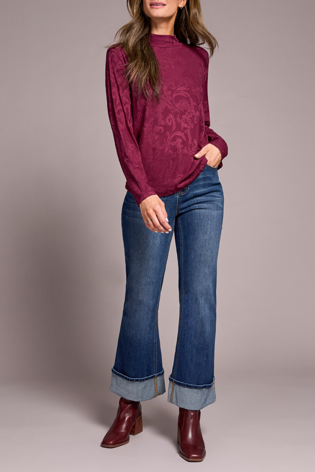 Tribal Mock Meck Top