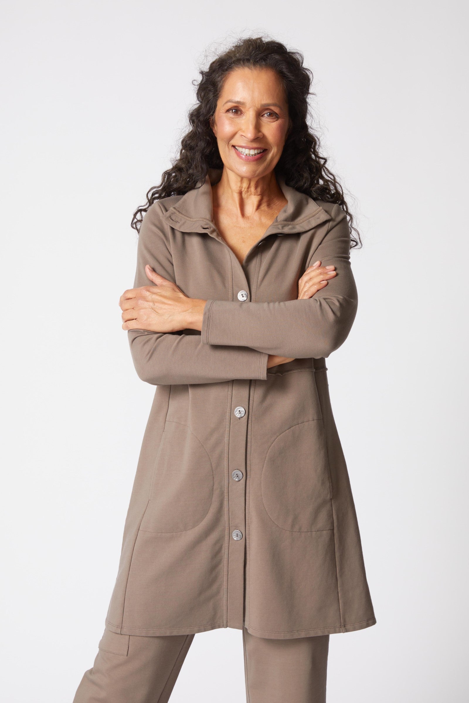 Habitat French Terry Car Coat