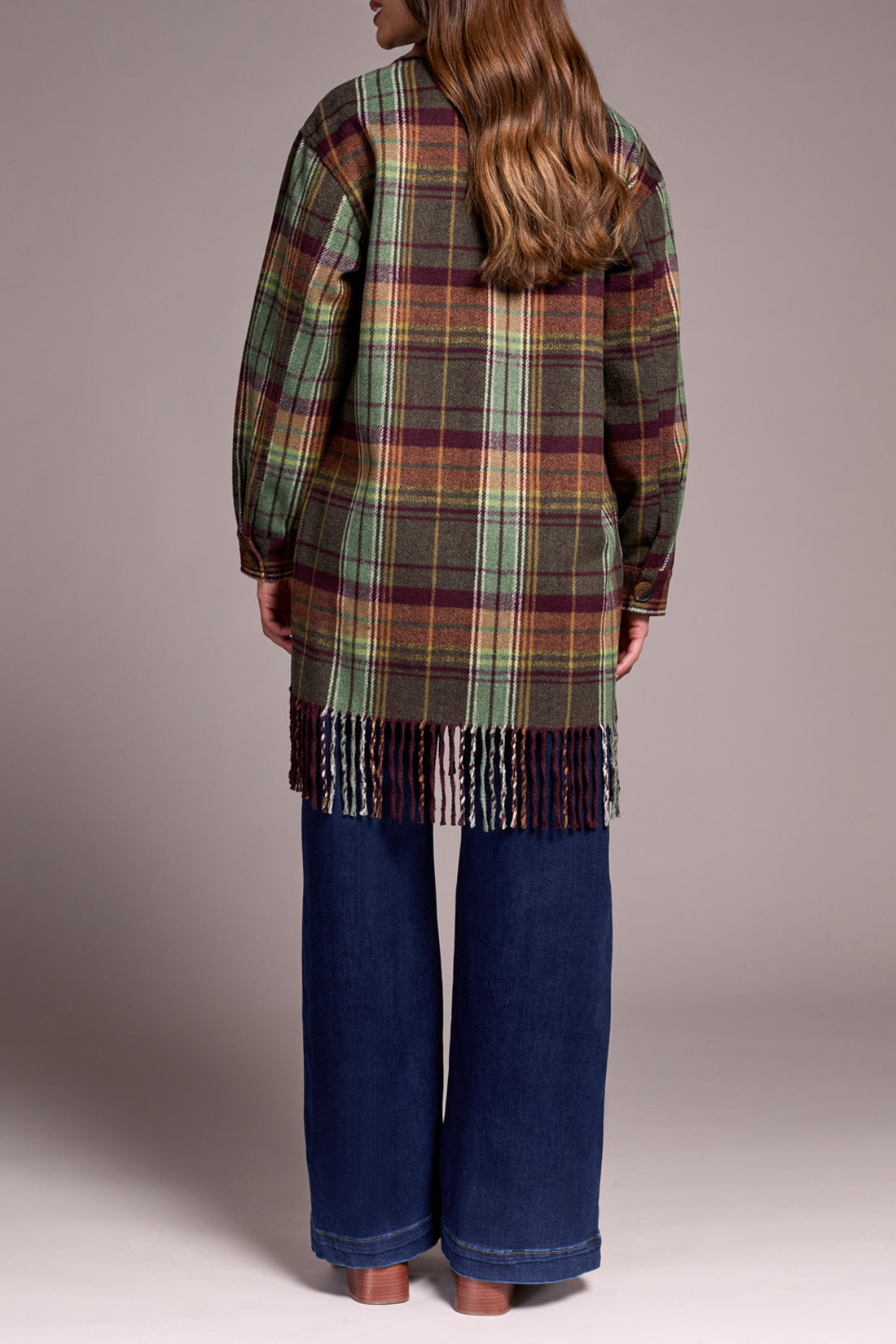Tribal Jacket With Fringe Hem