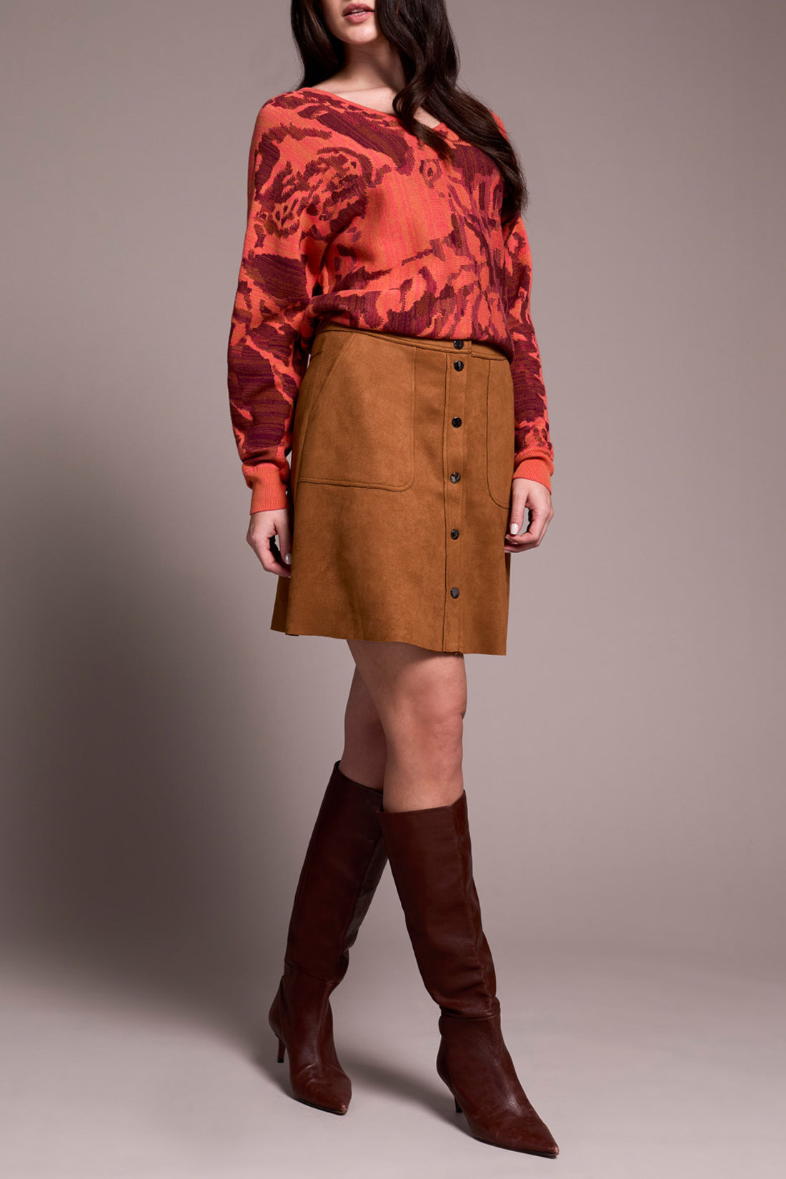 Tribal Skirt With Snaps