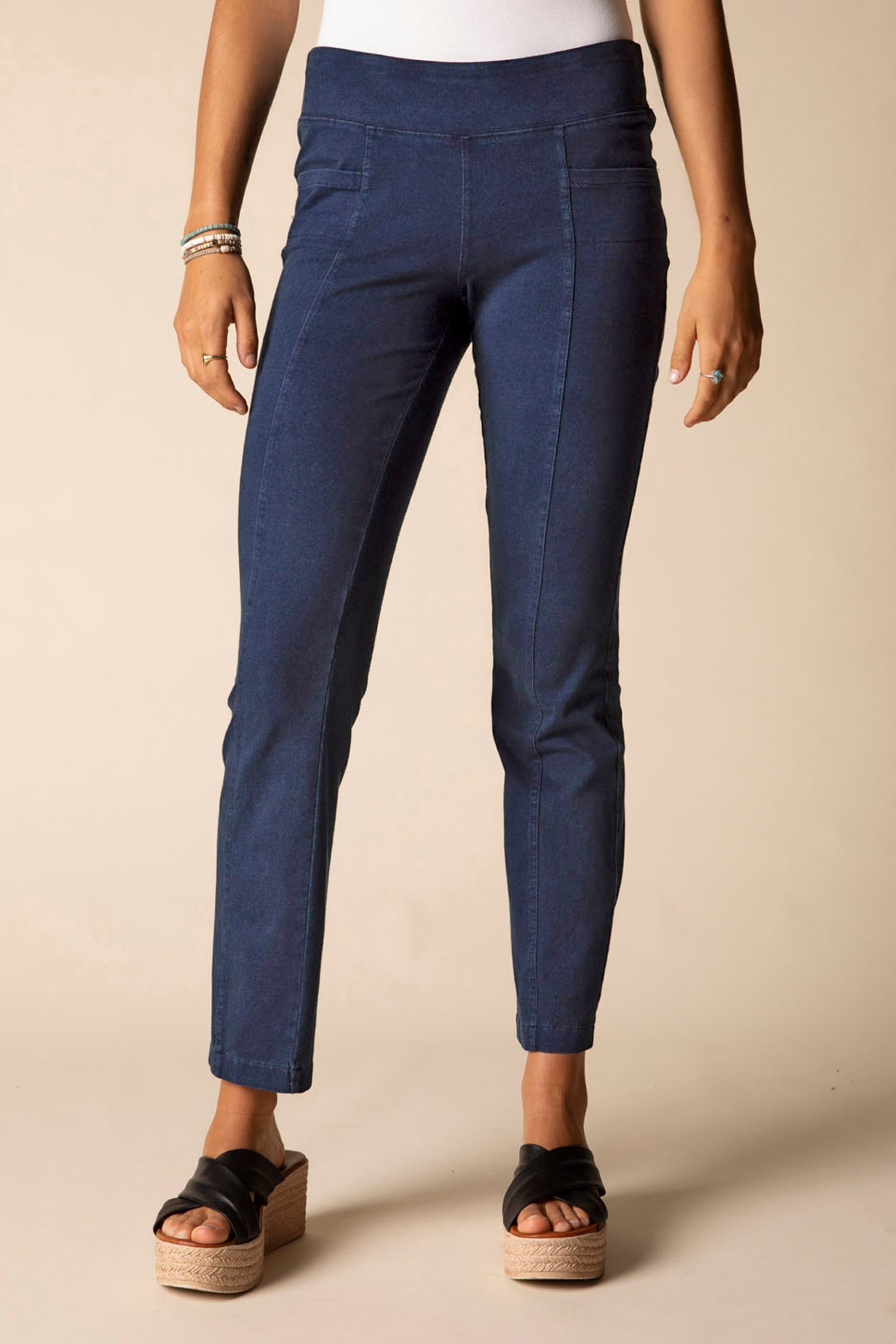 Habitat Stonewash Knit Straight Pant