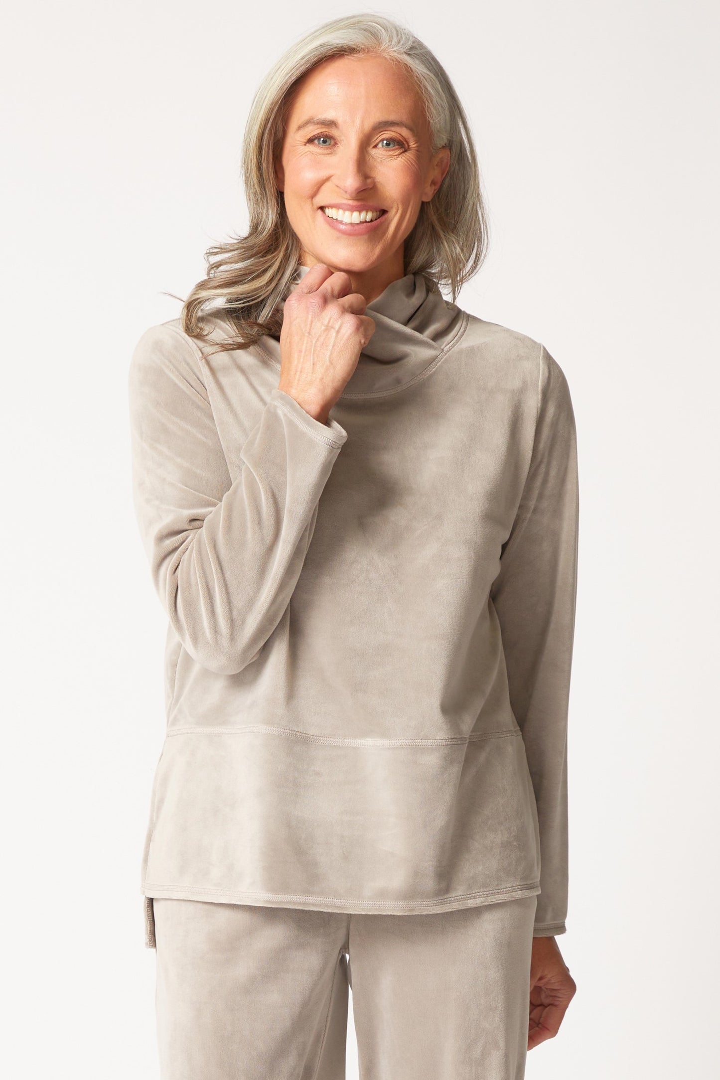 Habitat Cozy Velour Tranquil Top