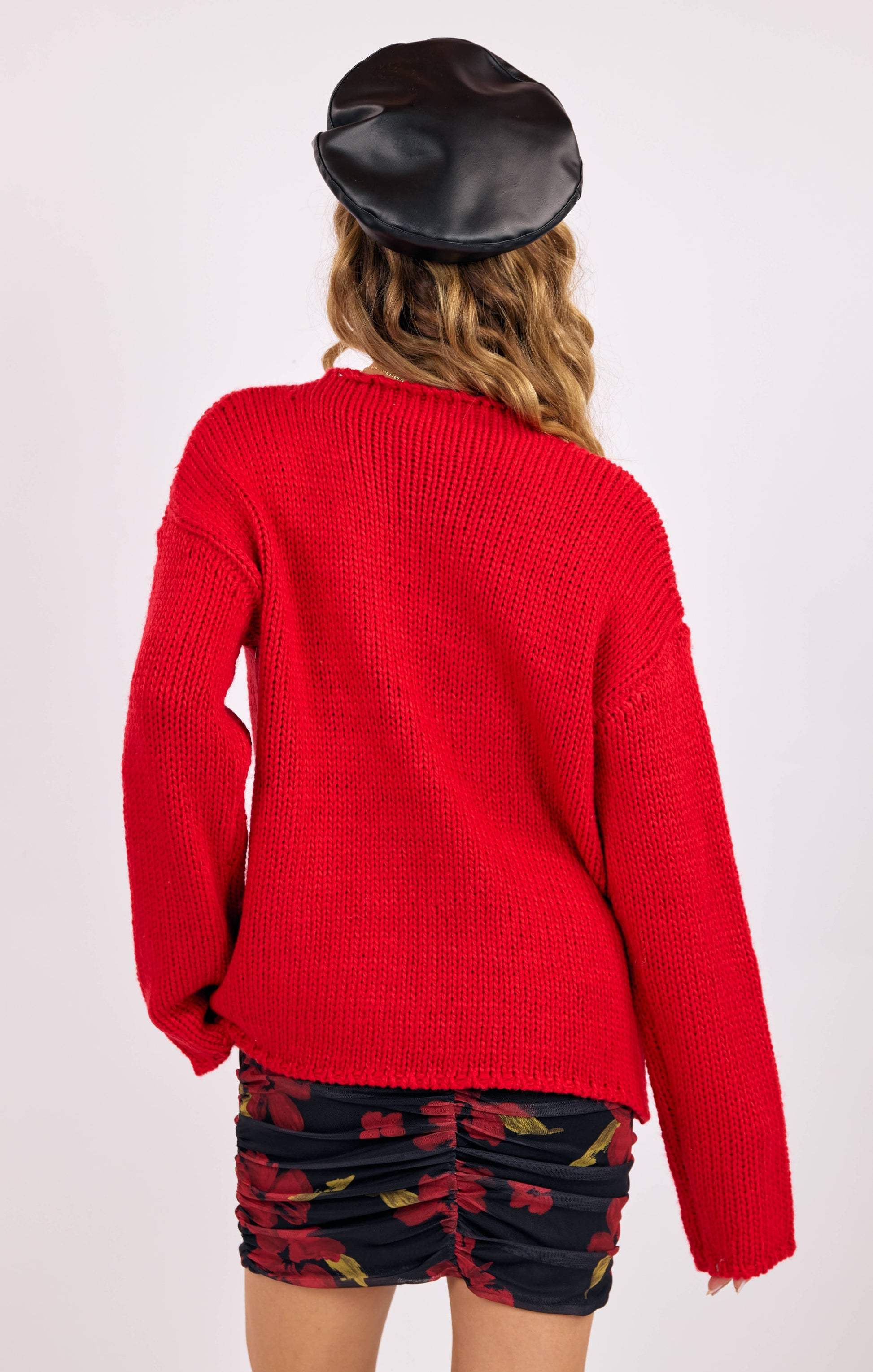 Sage The Label Spice Cake Funnel Neck Oversized Sweater