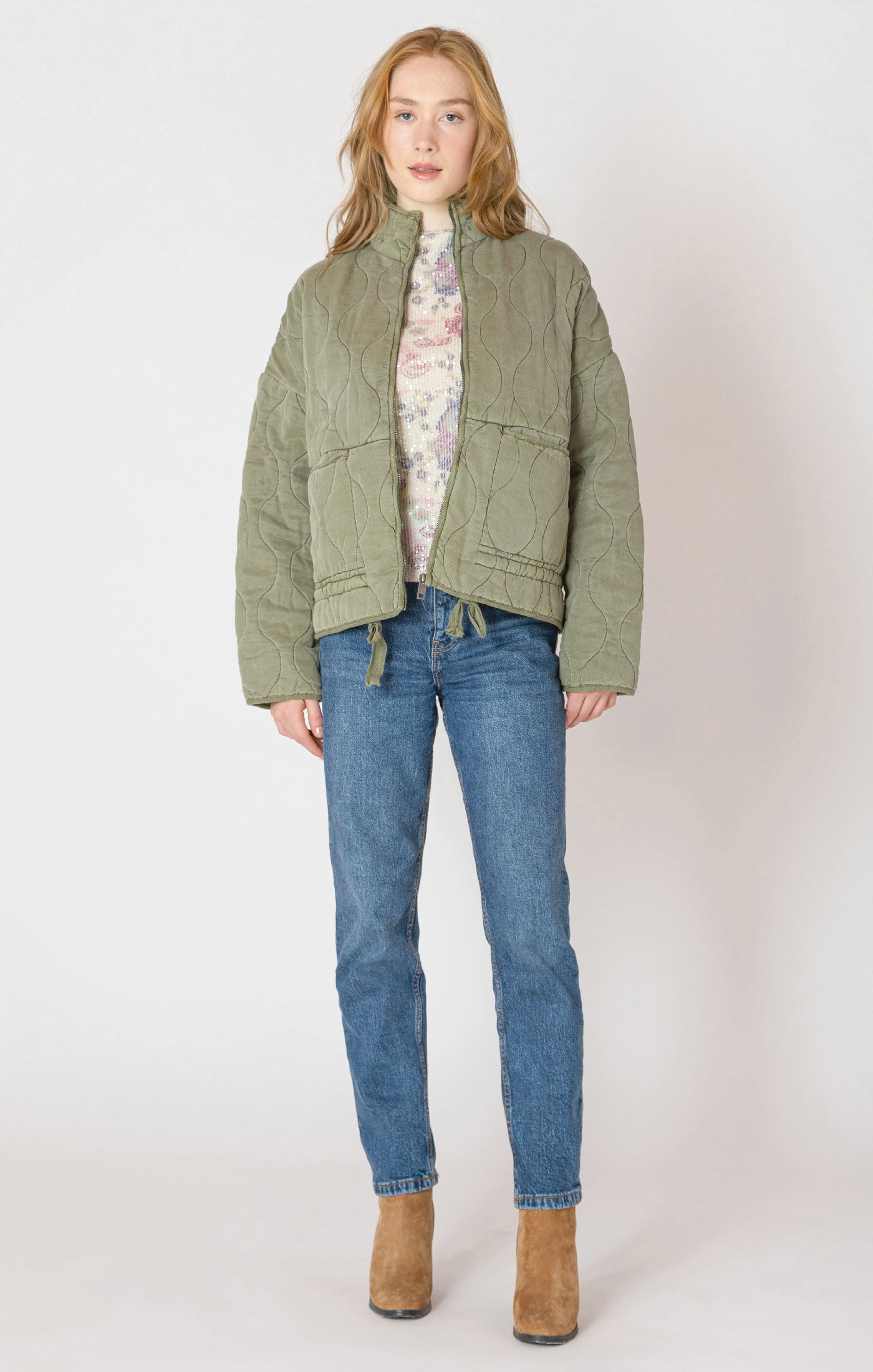 Dex Drawstring Quilted Jacket