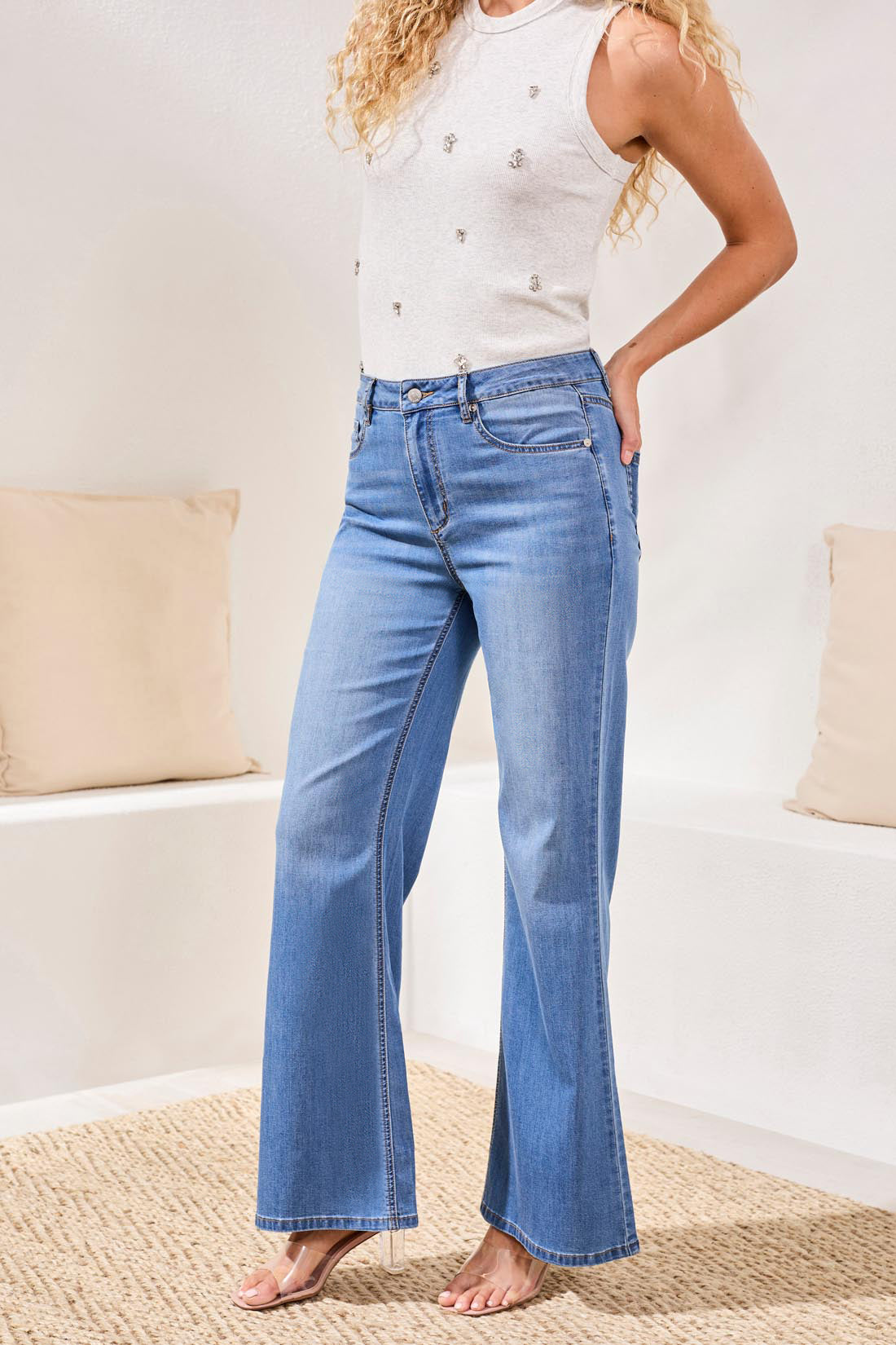 Tribal Brooke Hugging Palazzo