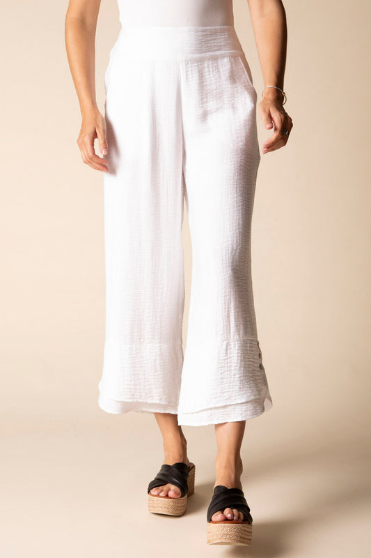 Habitat Whisper Jacquard Rayon Crop Pant