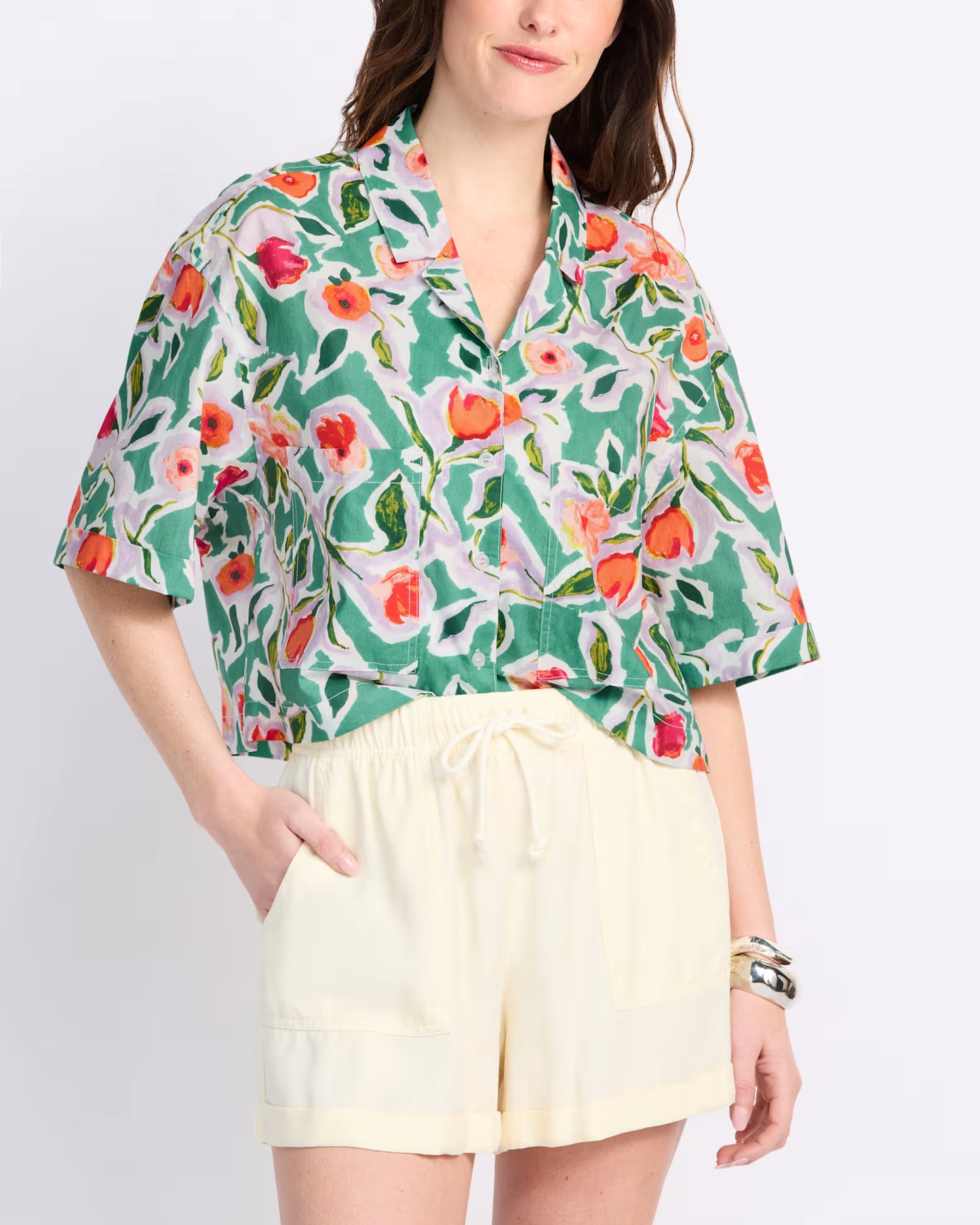 The Korner Relaxed Fit Button Down Shirt