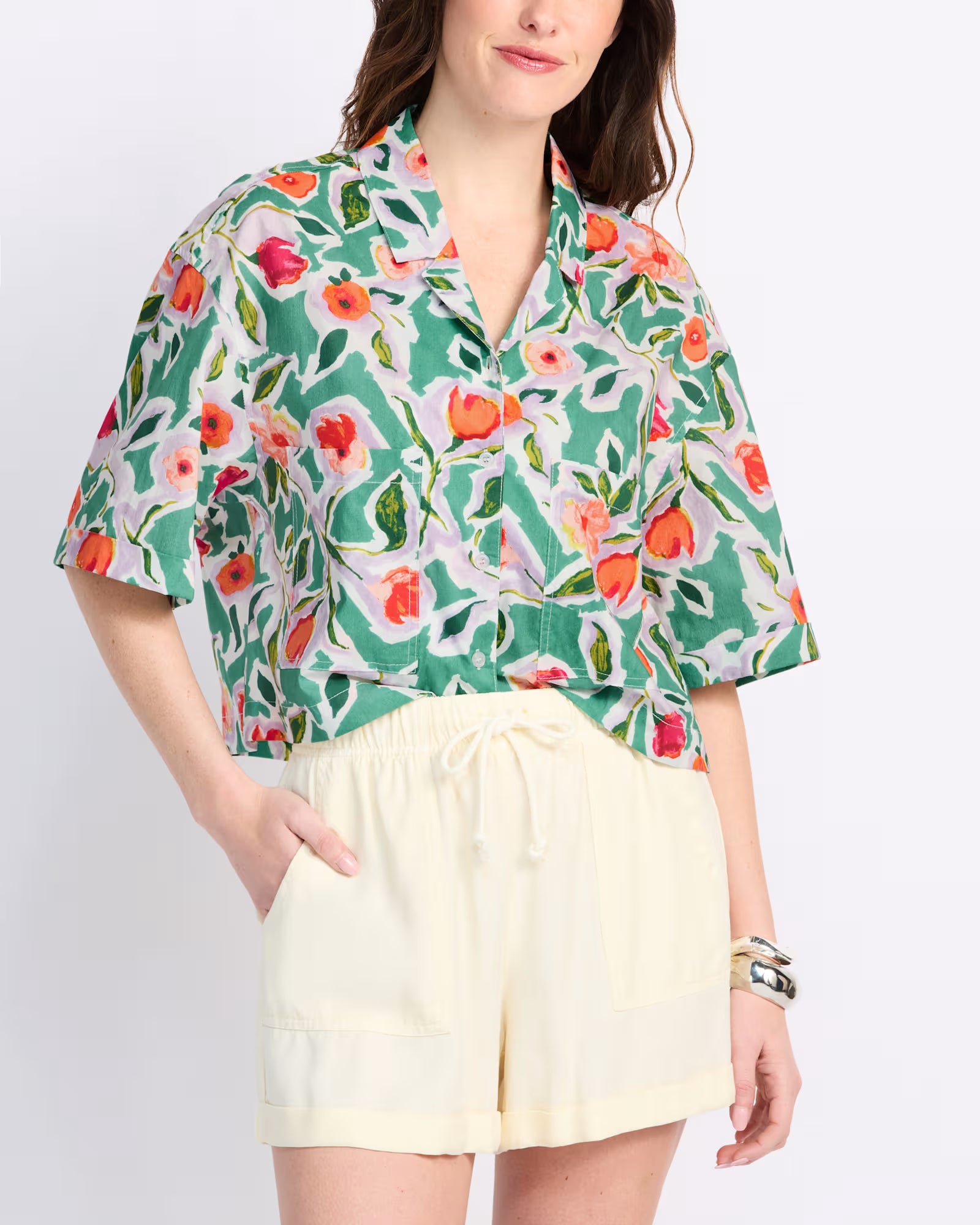 The Korner Relaxed Fit Button Down Shirt