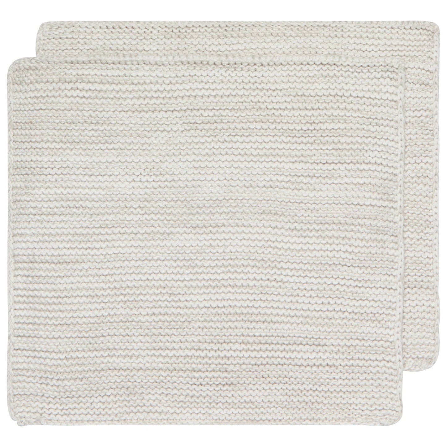 Set Of Two Knit Dishcloths - Multiple Color Options