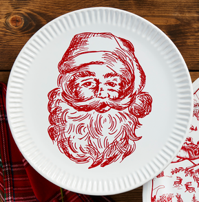 Santa & Toile Platters