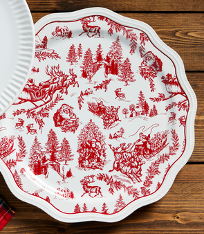 Santa & Toile Platters