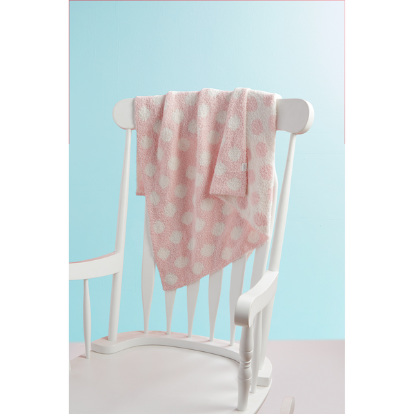 Polka Dot Chenille Blanket