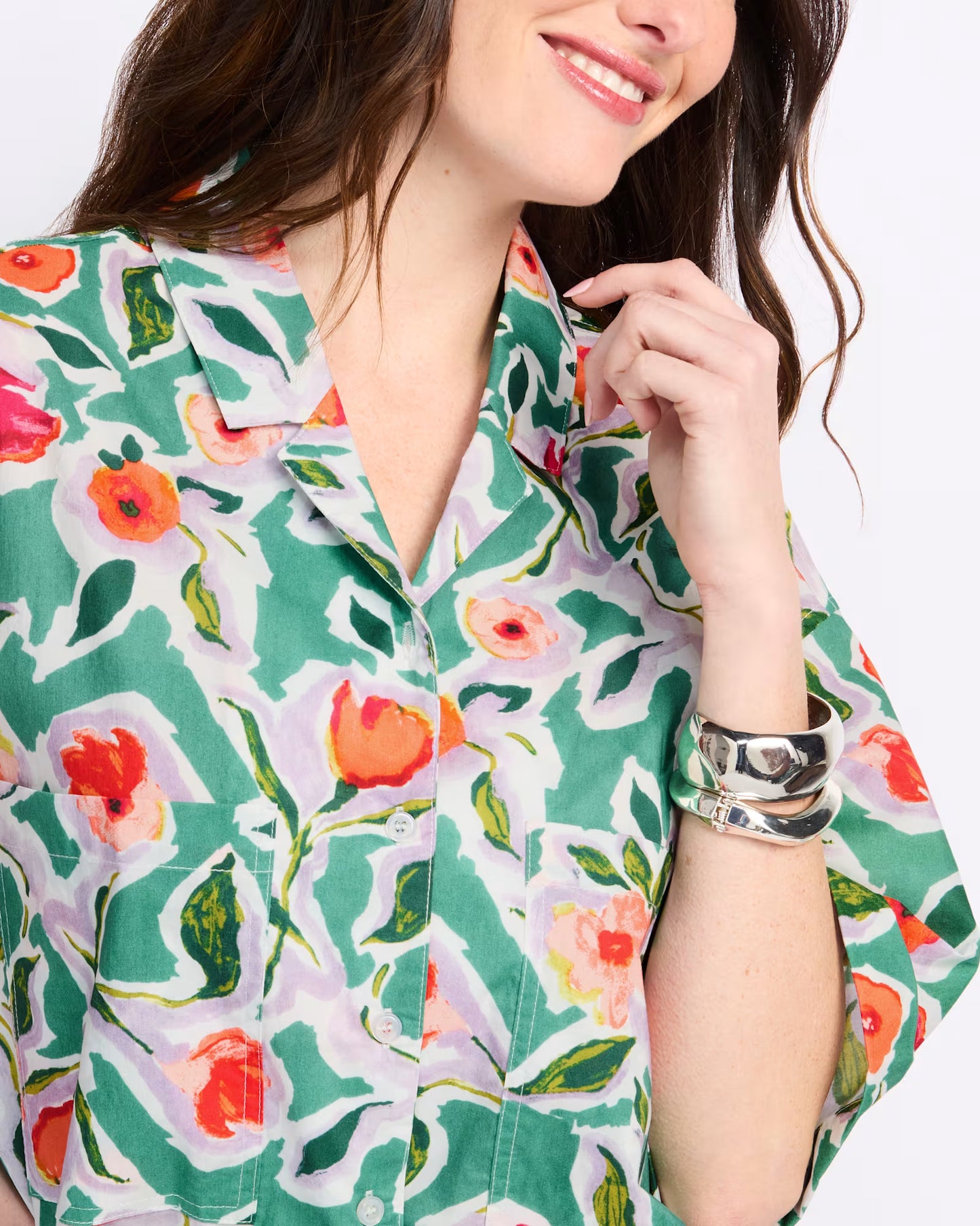 The Korner Relaxed Fit Button Down Shirt