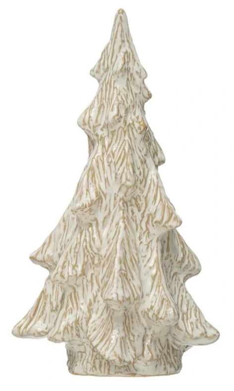 Stoneware Tree With Reactive Glaze