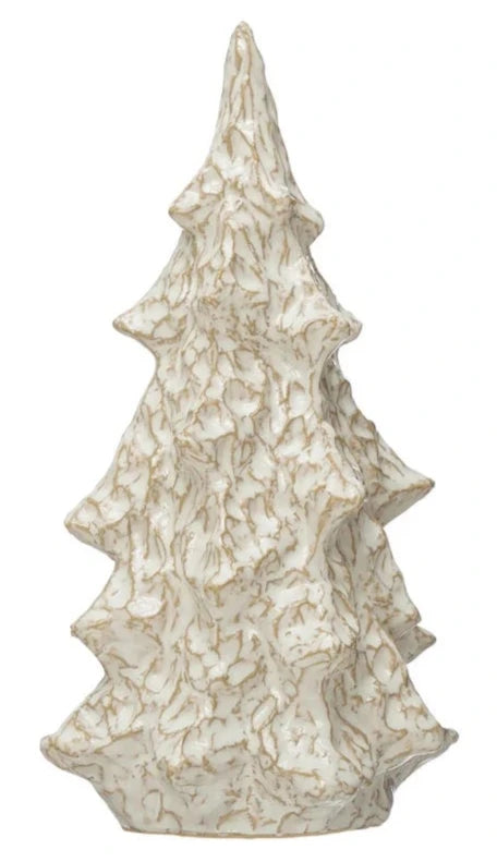 Stoneware Tree With Reactive Glaze