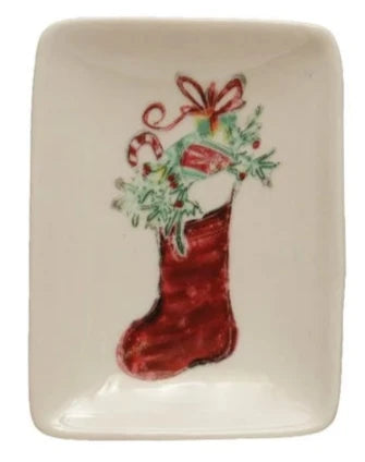 Stocking Stoneware Dish