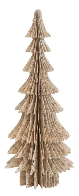 Recycled Paper Folding Honeycomb Tree