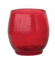 Colorful Drinking Glasses Red