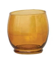 Colorful Drinking Glasses Amber