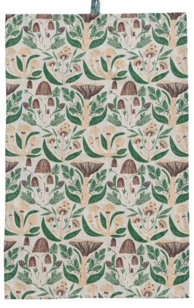 Woodland Flora And Fauna Tea Towels