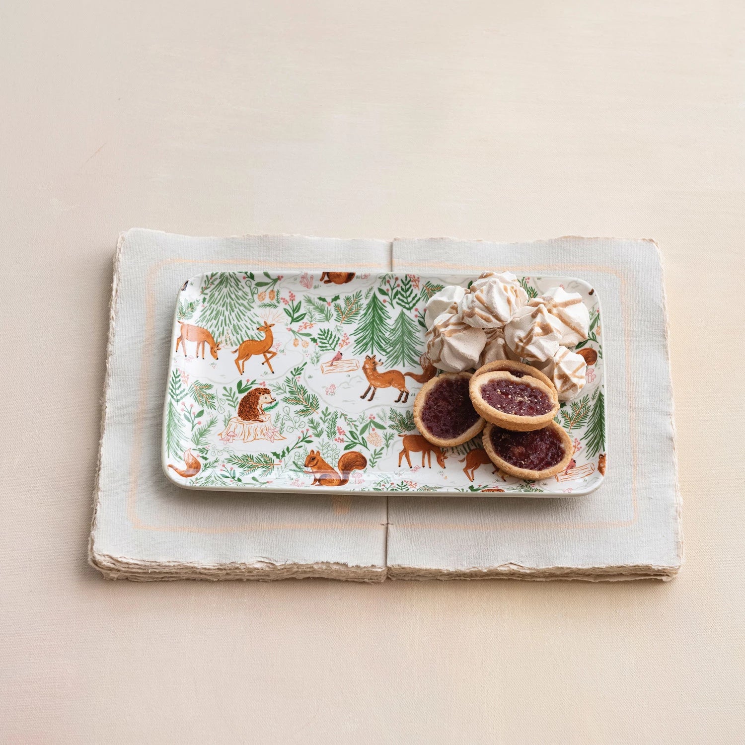 Woodland Stoneware Platter