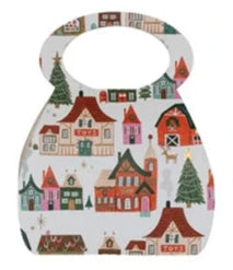 Gift Bag with North Pole Pattern