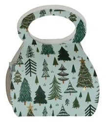 Gift Bag with North Pole Pattern