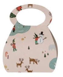 Gift Bag with North Pole Pattern