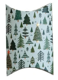 Paper Gift Box with North Pole Pattern