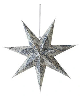 Block Printed Paper Folding Star