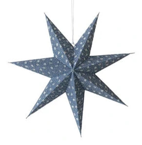 Block Printed Paper Folding Star