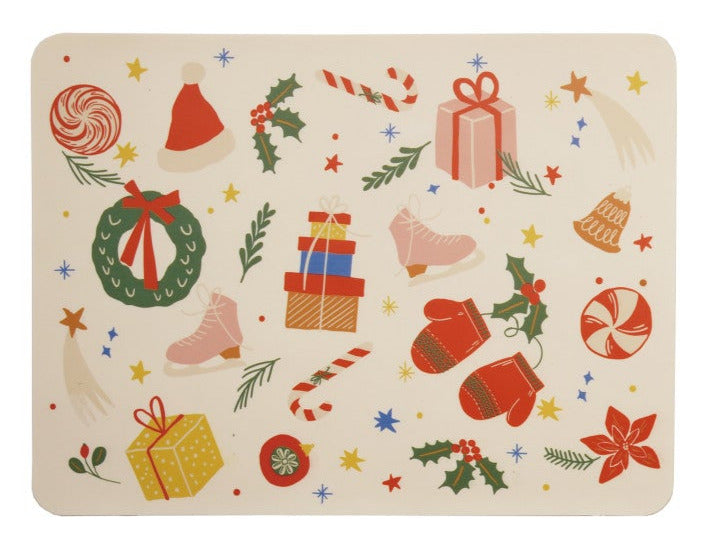 Silicone Non-Slip Baking Mat with Holiday Pattern