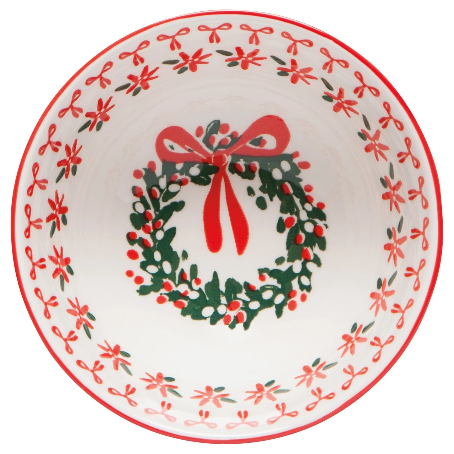 Wreaths Stamped Bowl